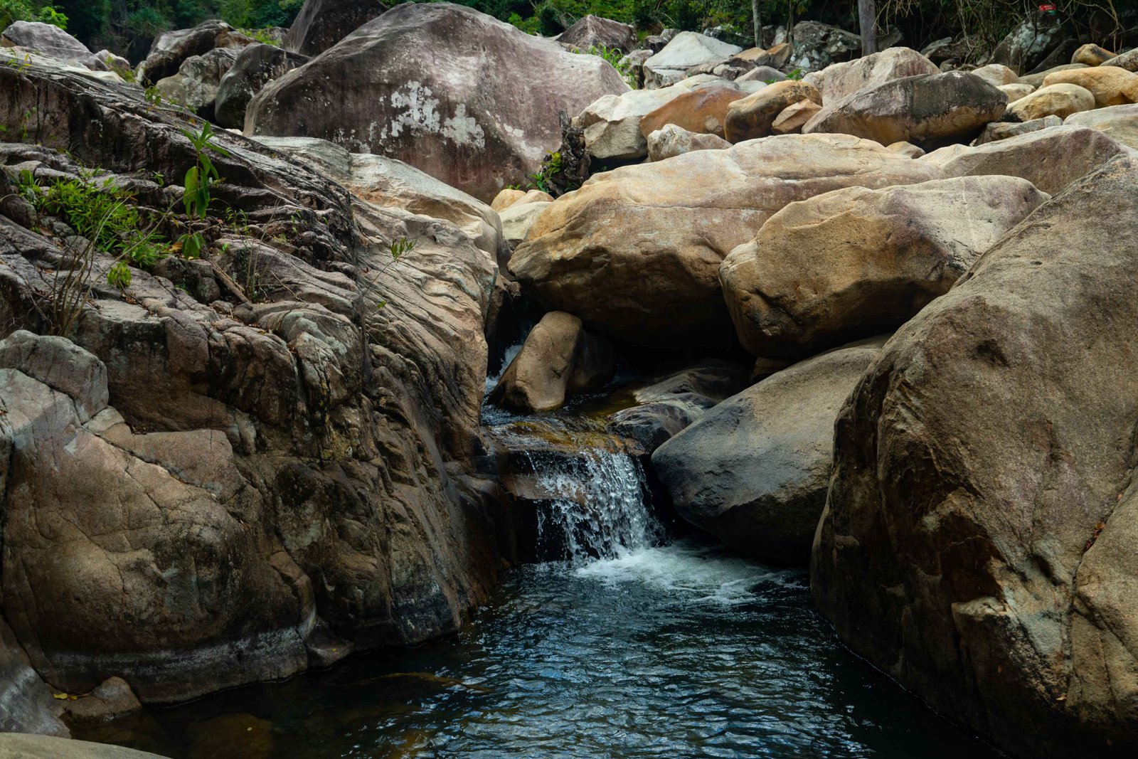 ba ho waterfalls cliff jumping khanh hoa province vietnam